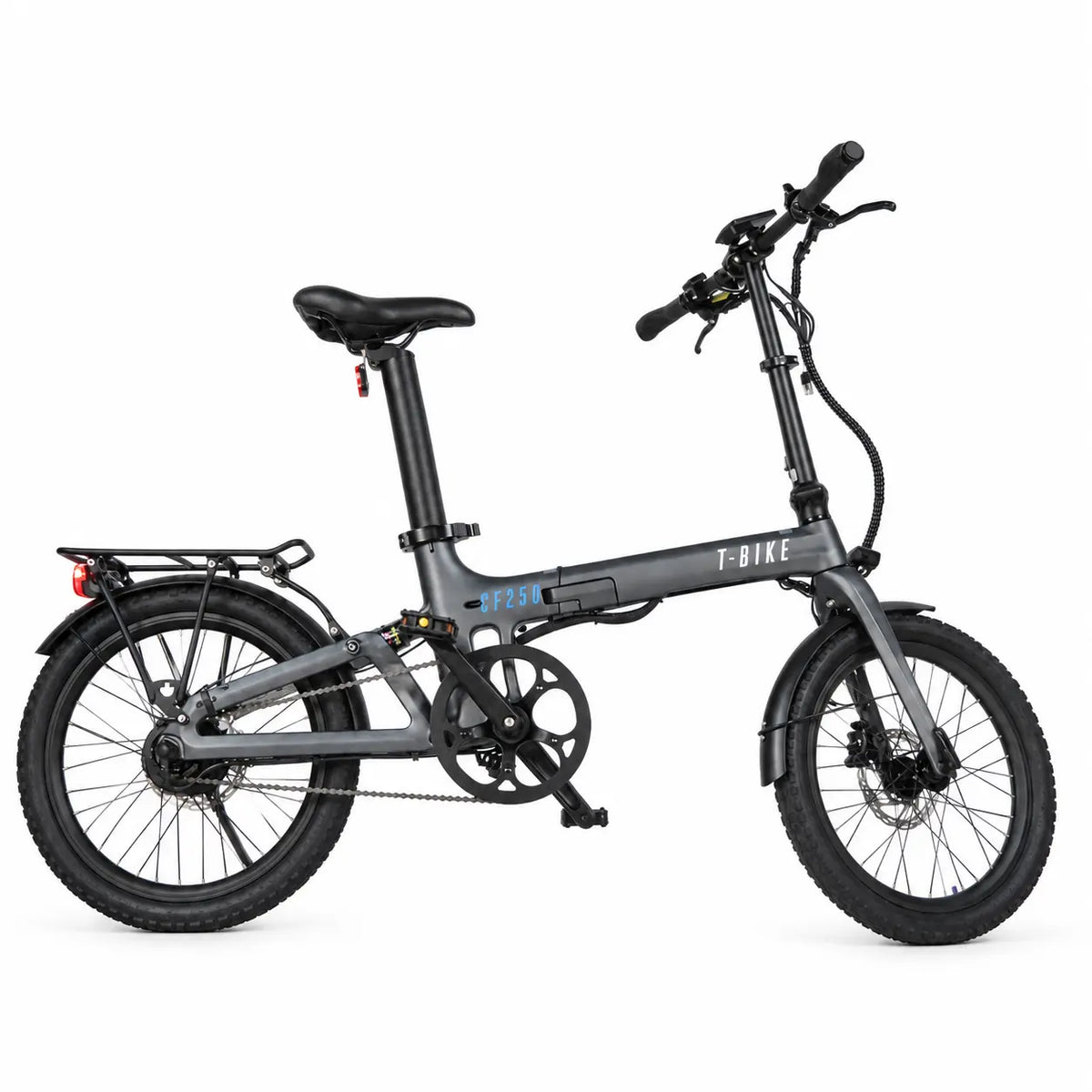 Bicicletta elettrica pieghevole in fibra di carbonio CF250 – Antracite
