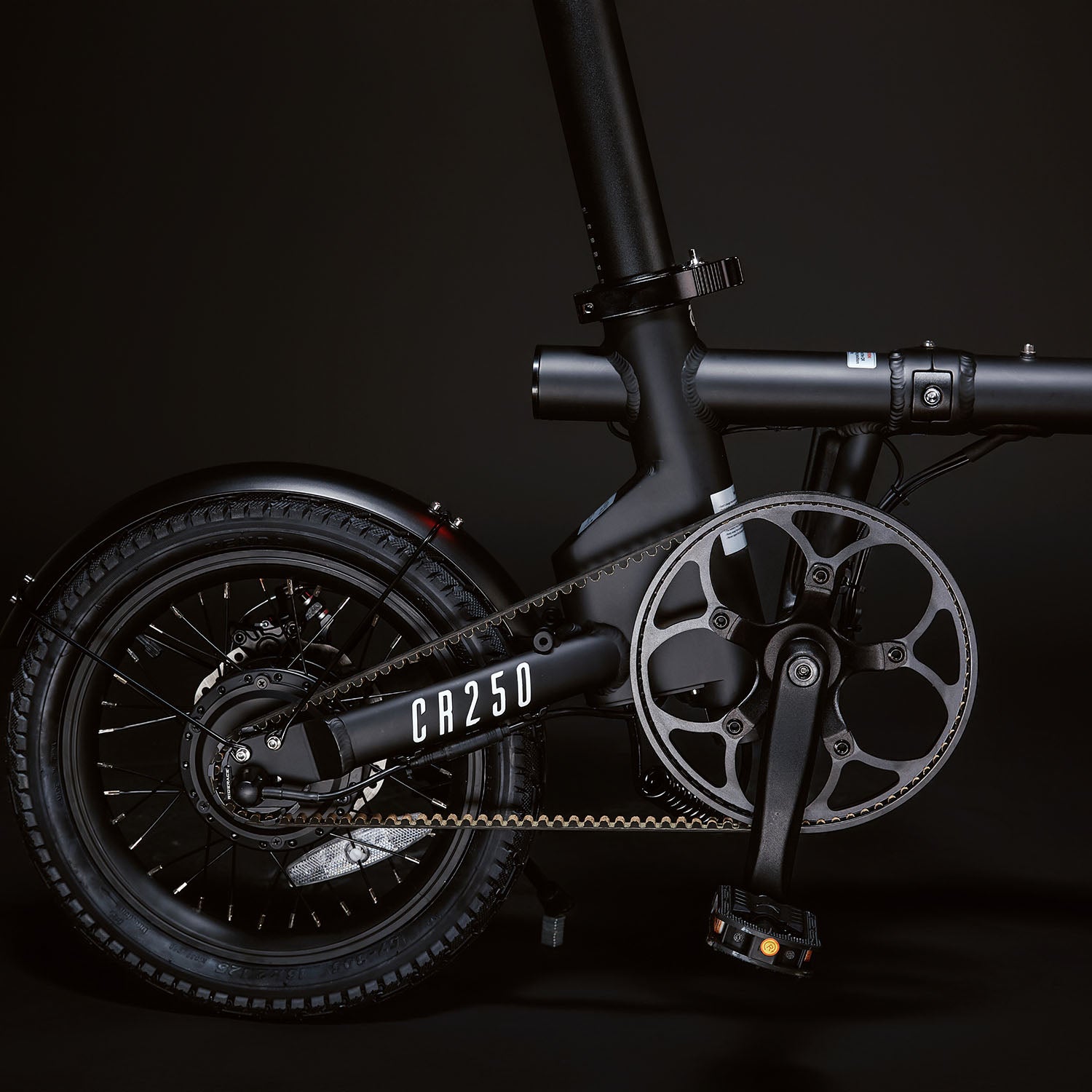 CR250 Compact Rider Opvouwbare Elektrische Fiets – Zwart