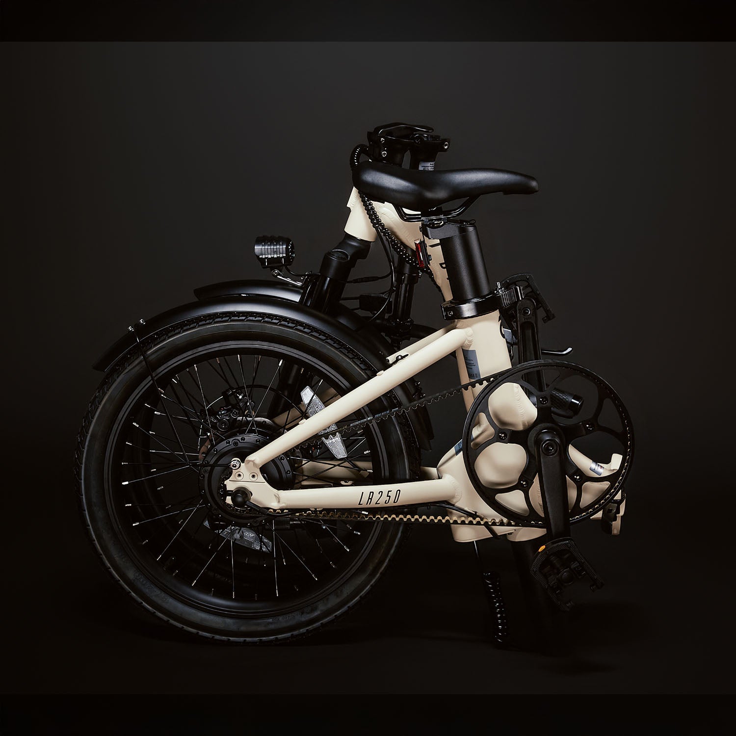 LR250 Low-Rider Opvouwbare Elektrische Fiets – Crème