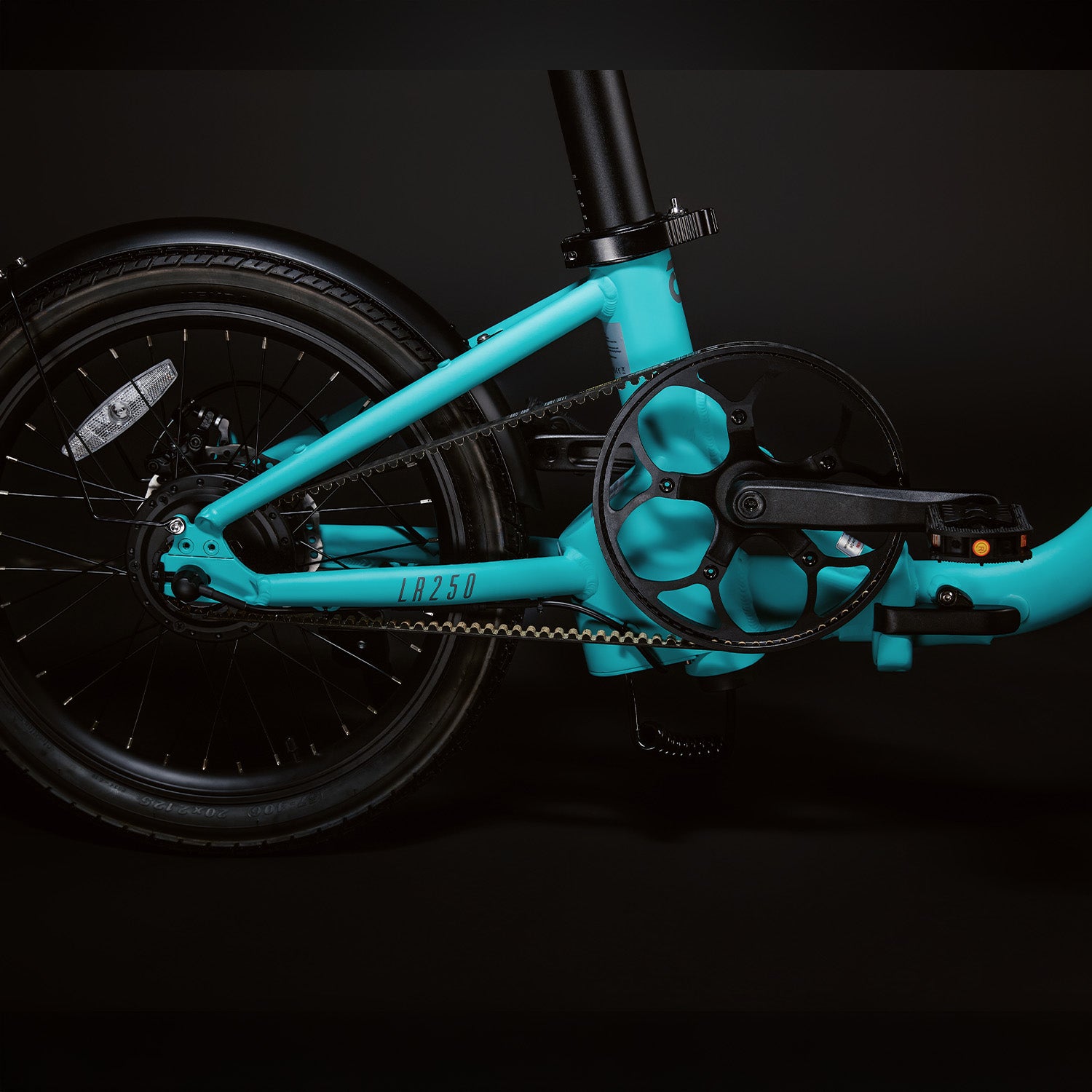 LR250 Low-Rider Opvouwbare Elektrische Fiets – Turkoois