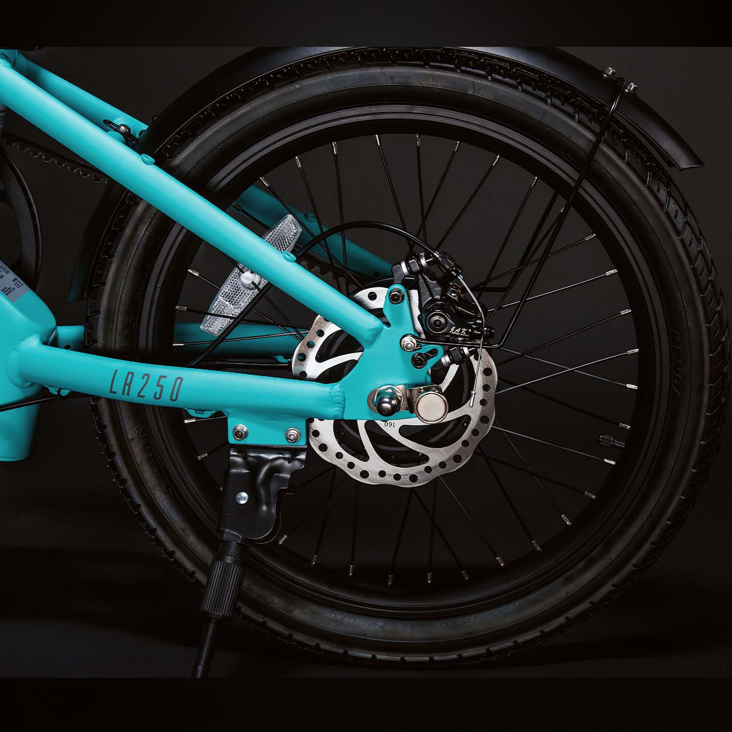 LR250 Low-Rider Opvouwbare Elektrische Fiets – Turkoois