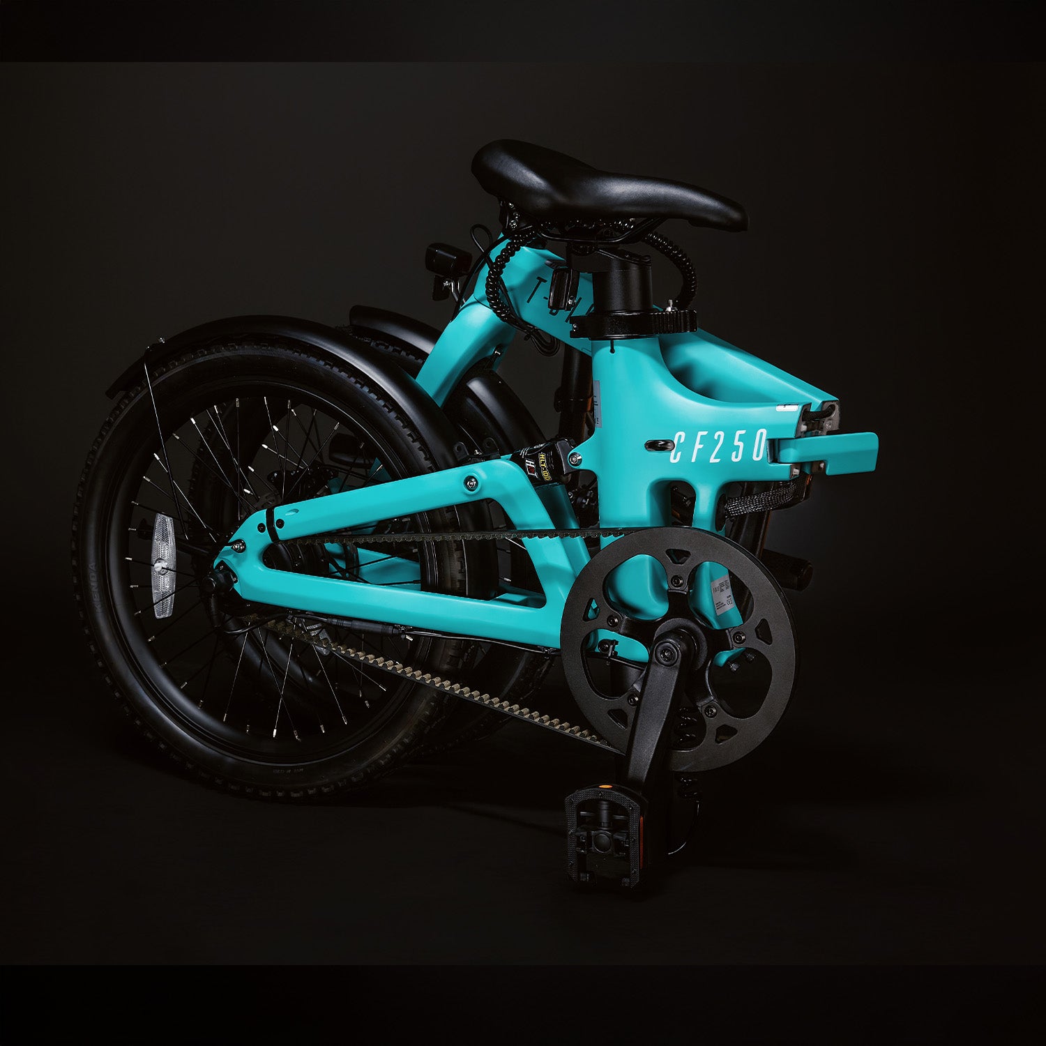 CF250 Opvouwbare Elektrische Fiets – Turkoois