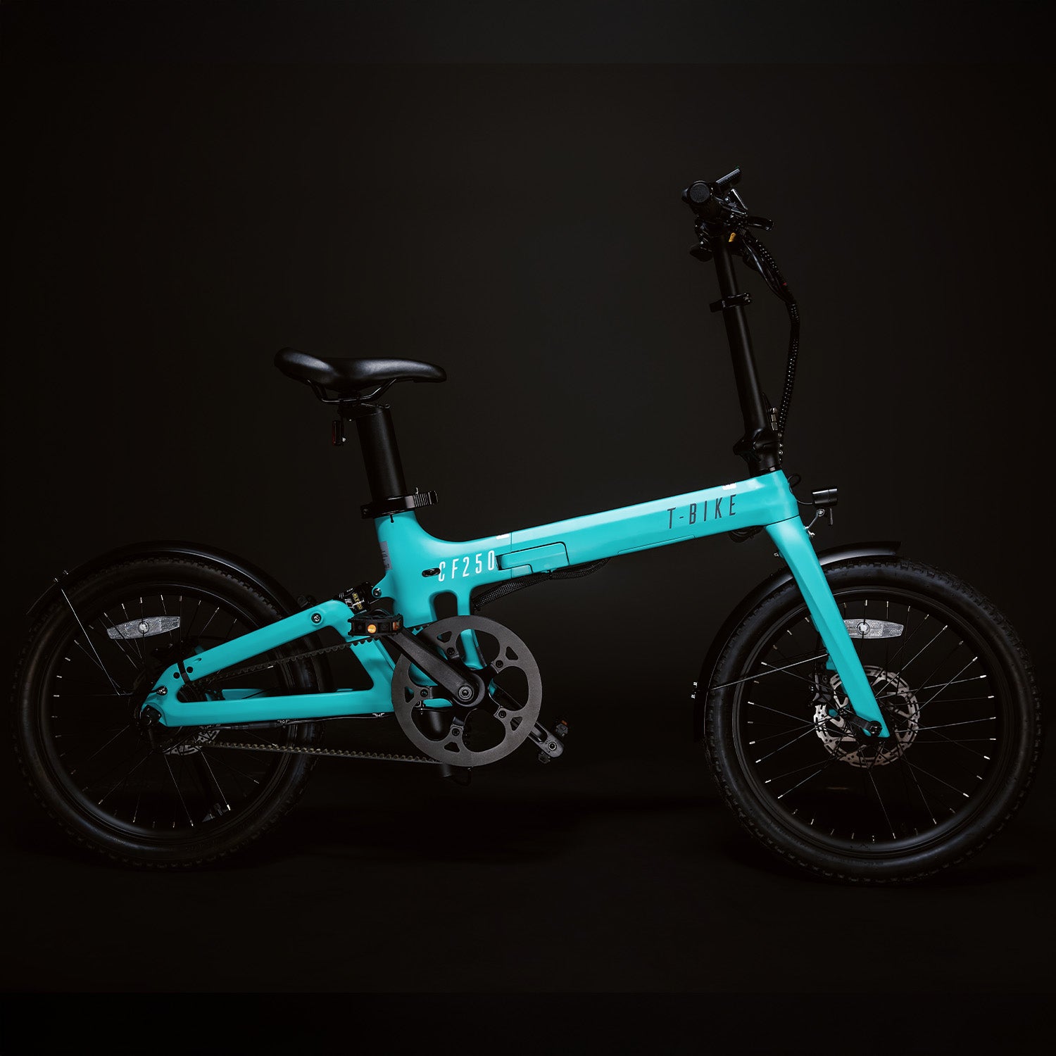 CF250 Opvouwbare Elektrische Fiets – Turkoois