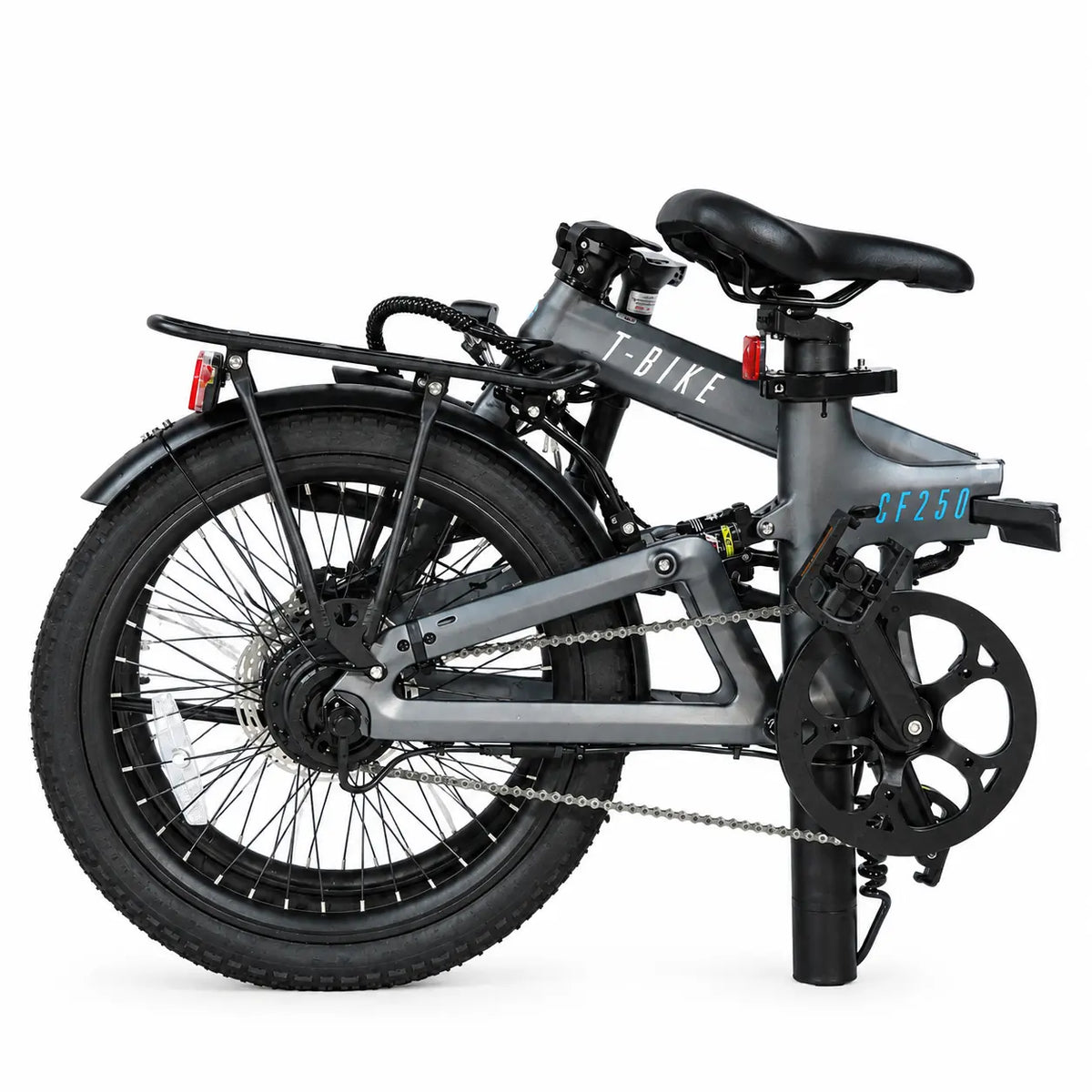 Bicicletta elettrica pieghevole in fibra di carbonio CF250 – Antracite