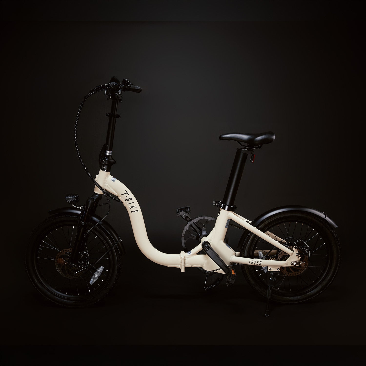 LR250 Low-Rider Opvouwbare Elektrische Fiets – Crème