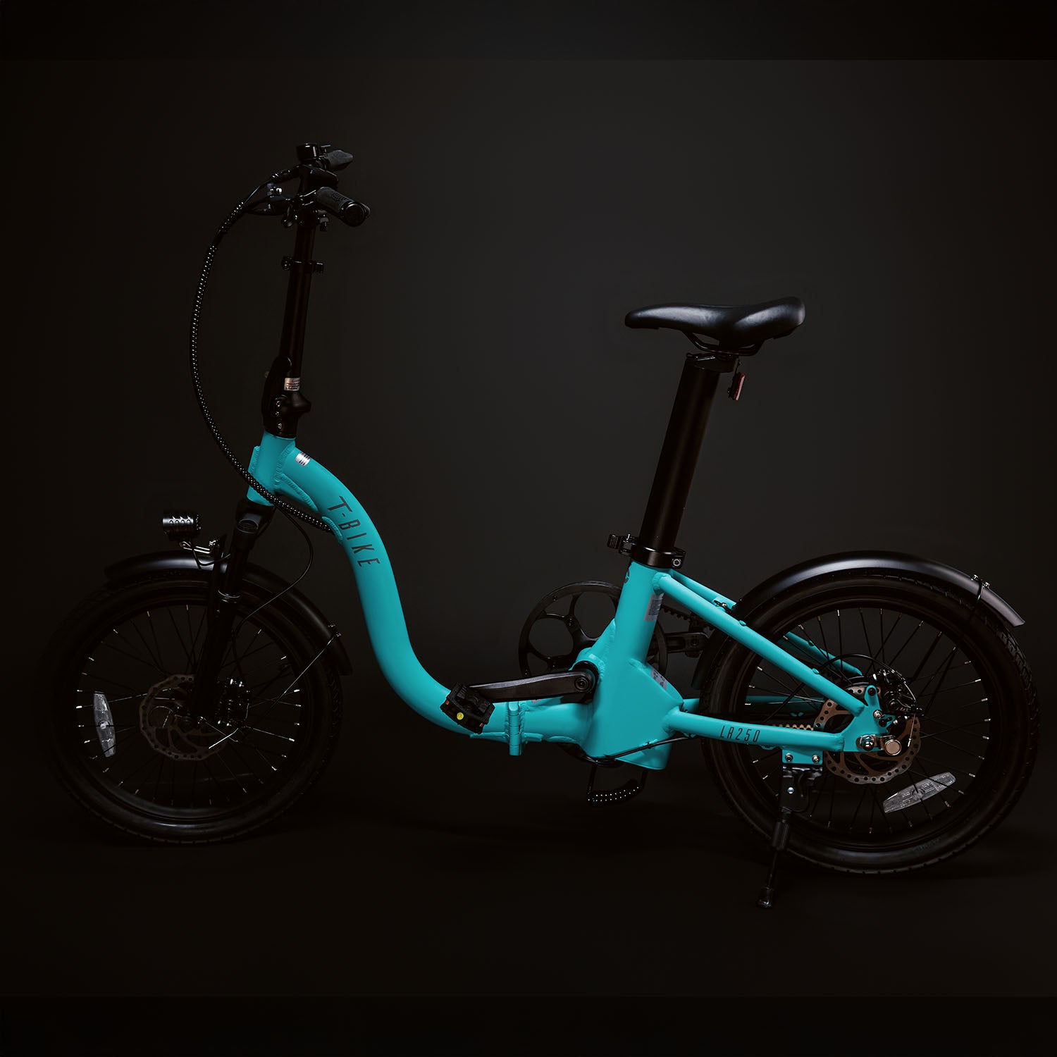 LR250 Low-Rider Opvouwbare Elektrische Fiets – Turkoois