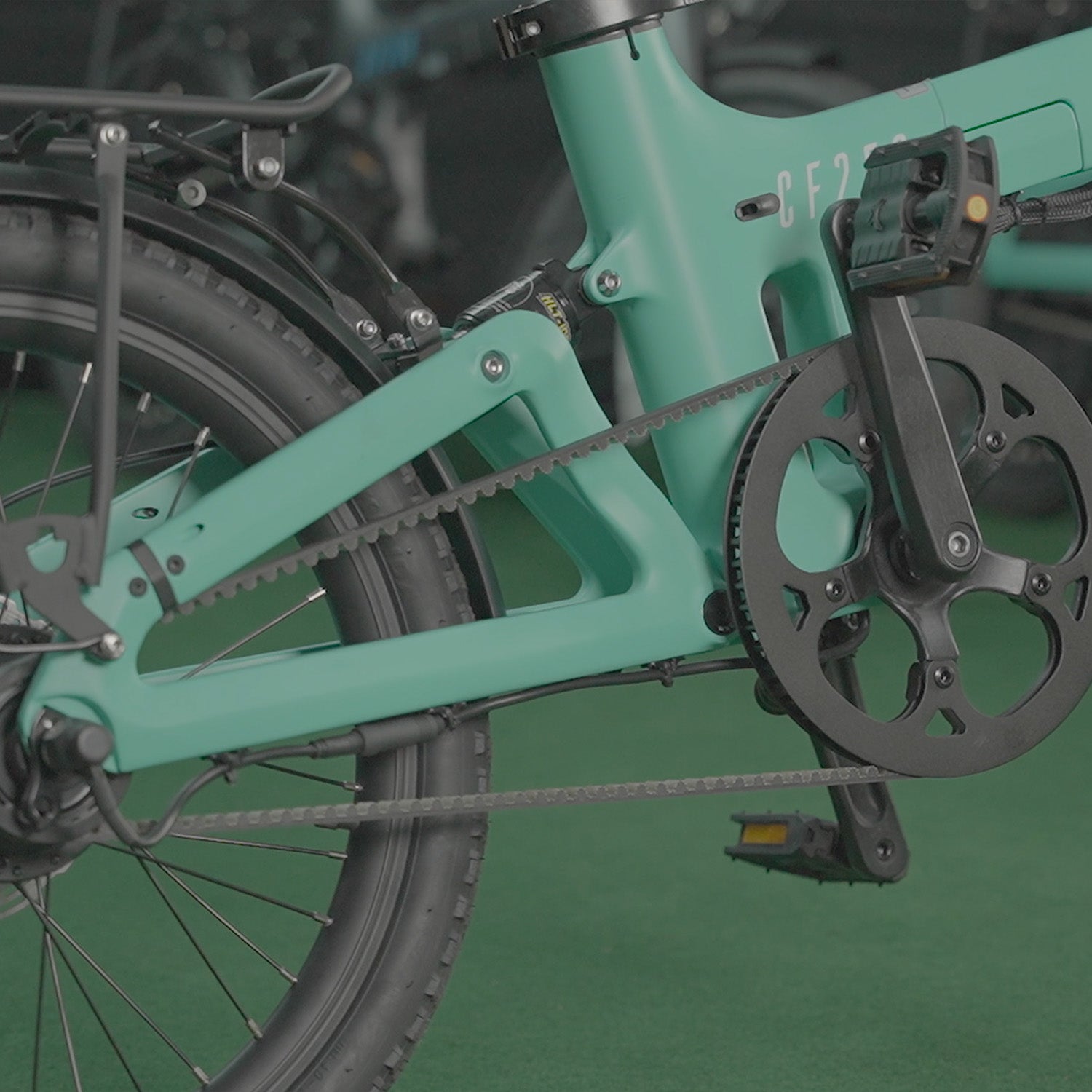 CF250 Opvouwbare Elektrische Fiets – Turkoois