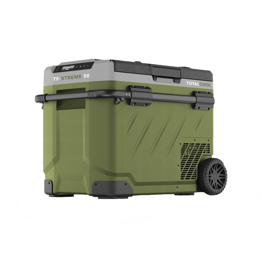 TF-Xtreme 50 Frigo Congelatore Portatile – Verde Militare/Grigio